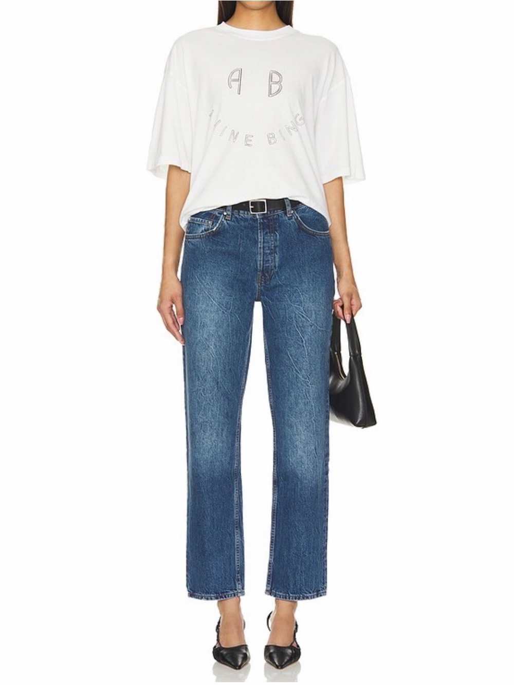Anine Bing Benson Jeans in Marine Blue Women’s 24